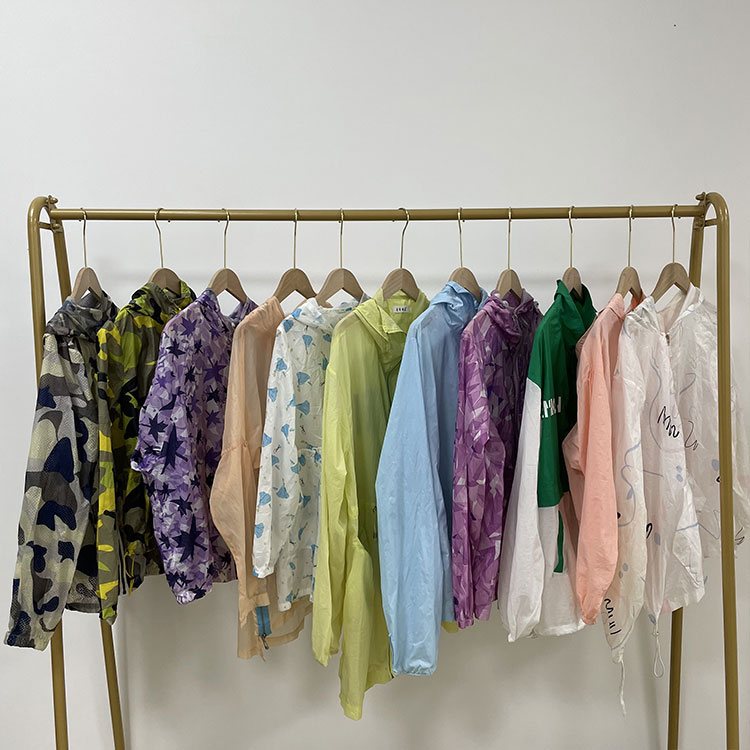 Gebruikte zonbeschermende kleding